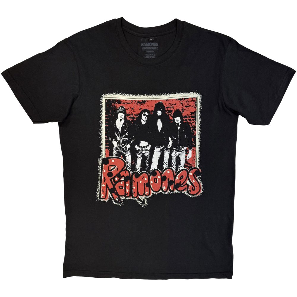 Ramones - Graffiti Mens Tshirt - Black